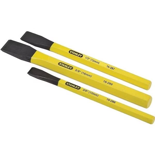 16298 Cold Chisel Kit, 3Piece, PowderCoated, Yellow, Stanley, Mfr#: FMHT16553